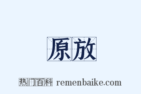 原放是什么意思的图片